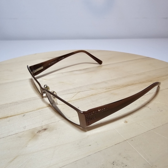 Fendi Eyeglasses Frames Only F602R 52□16 250 135 Made in Italy Missing Rhineston - Picture 3 of 10